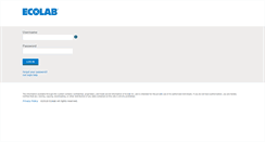 Desktop Screenshot of login.ecolab.com