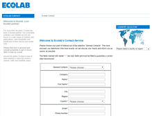 Tablet Screenshot of contact.ecolab.eu